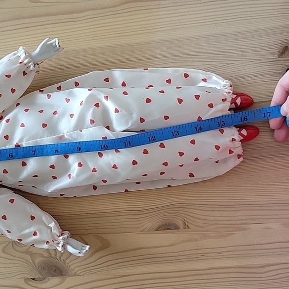 Vintage Harlequin Clown Porcelain Doll With Hearts 16” - Picture 6 of 6